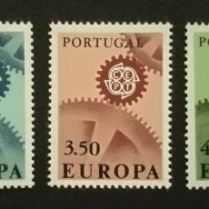 Sellos: SELLOS PORTUGAL 1967 Y&T 1007/9** EUROPA CEPT. Lote 136420046