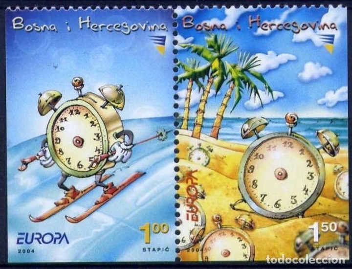 Briefmarken: BOSNIA 2004 EUROPA CEPT 2 SELLOS - VACACIONES