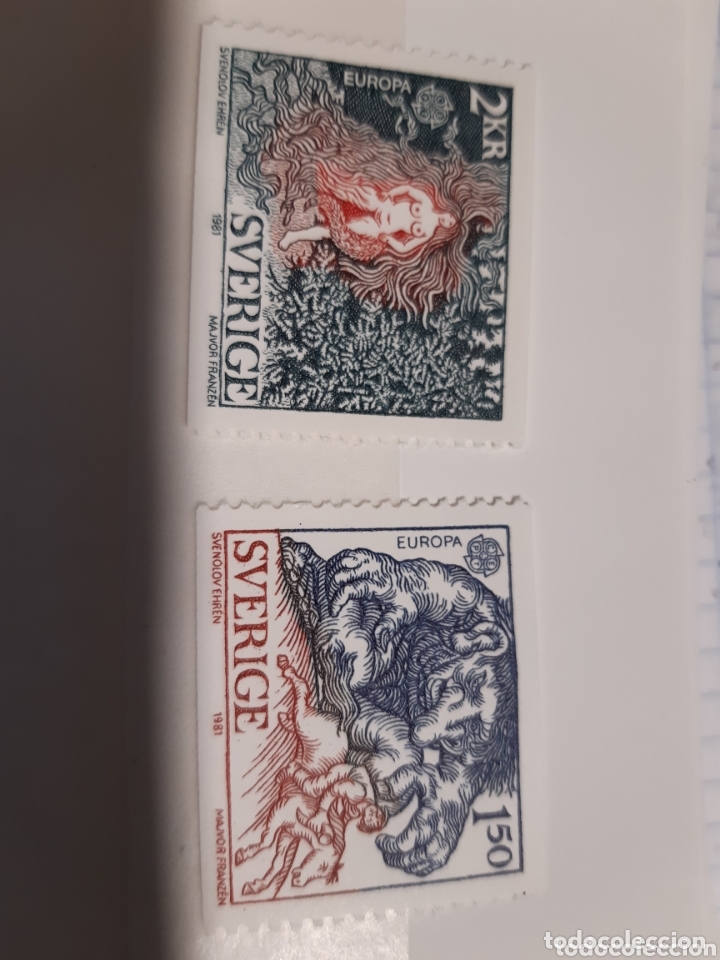 Briefmarken: Suecia 1981 Tema Europa CEPT