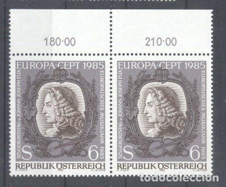 Selos: Austria   1985 Europa CEPT x 2 MNH    AC.327