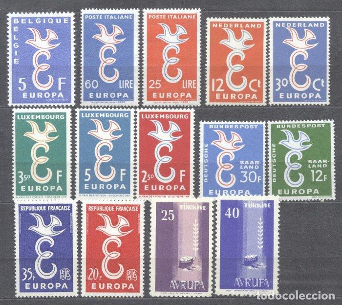 Selos: Lot 1958 Europa CEPT 14 values MNH    AC.803