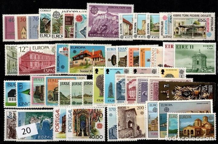 Selos: Lot 1978 Europa CEPT 53 values MNH    AC.814