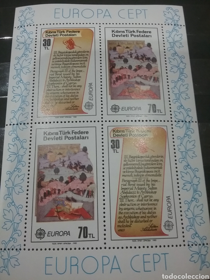 Briefmarken: HB Chipre Norte (Turcochipriota) nueva/1983/europa/CEPT/leyendas/ejercito/soldado/caballo/guerra/nat