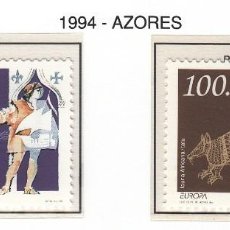 Sellos: AZORES 1994 - EUROPA CEPT - 2 SELLOS. Lote 364605696