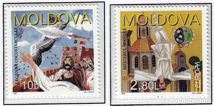 Timbres: MOLDAVIA 1997 - MOLDOVA - EUROPA CEPT - CUENTOS Y LEYENDAS - SERIE DE 2 SELLOS