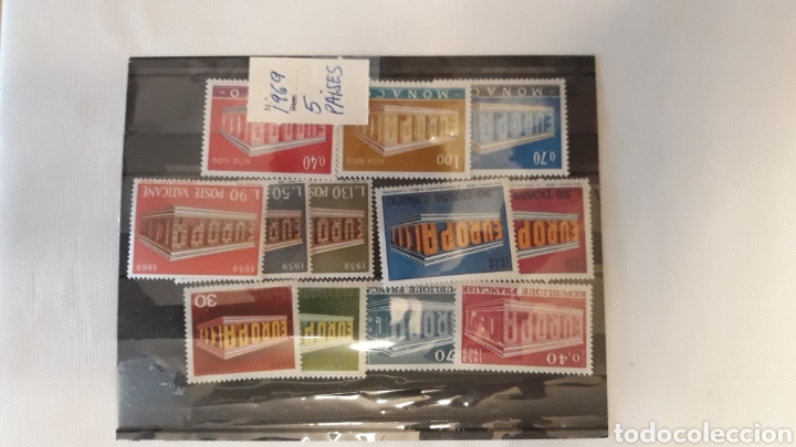 Selos: Europa cept 1969 5 paises Impecables