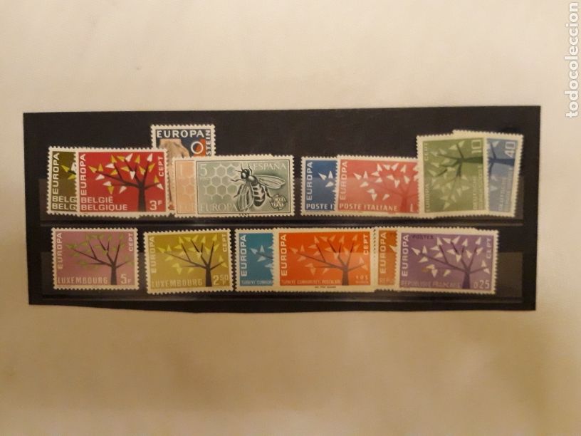 Timbres: Europa cept 1962 8 paises nuevos