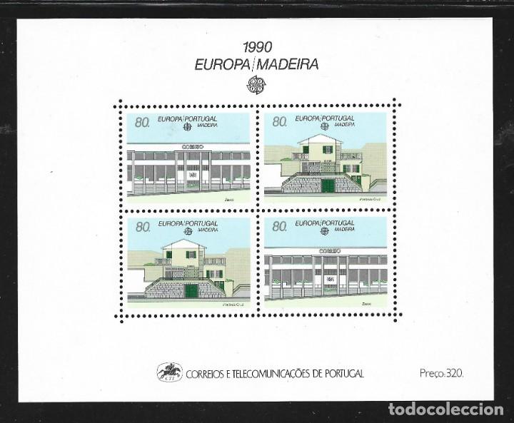 Sellos: MADEIRA HB 11** - A&Ntilde;O 1990 - EUROPA - EDIFICIOS POSTALES - Foto 1