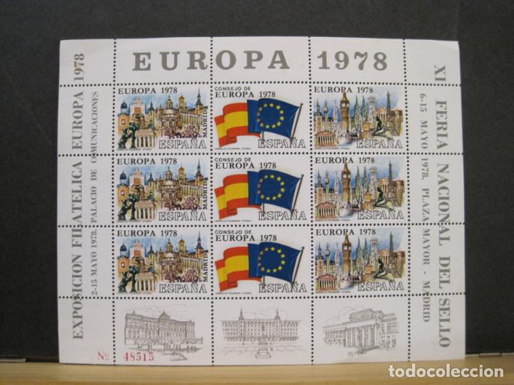 Sellos: EXPOSICION FILATELICA EUROPA 1978-SELLOS-VER FOTOS-(K-8052)