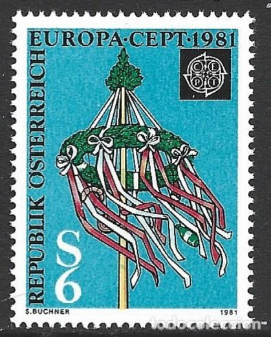 Sellos: AUSTRIA 1500** - A&Ntilde;O 1981 - EUROPA - FOLKLORE