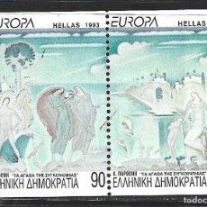 Sellos: GRECIA 1819/20** - AÑO 1993 - EUROPA - ARTE CONTEMPORÁNEO. Lote 402143309