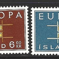 Sellos: ISLANDIA 328/29** - AÑO 1963 - EUROPA. Lote 402887159