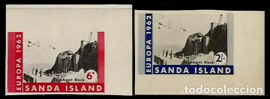 Sellos: SANDA 1962 EUROPA FARO ROCA DEL ELEFANTE