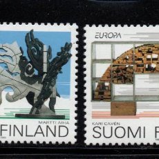 Sellos: FINLANDIA 1993 IVERT 1172/3 *** EUROPA - ARTE CONTEMPORÁNEO
