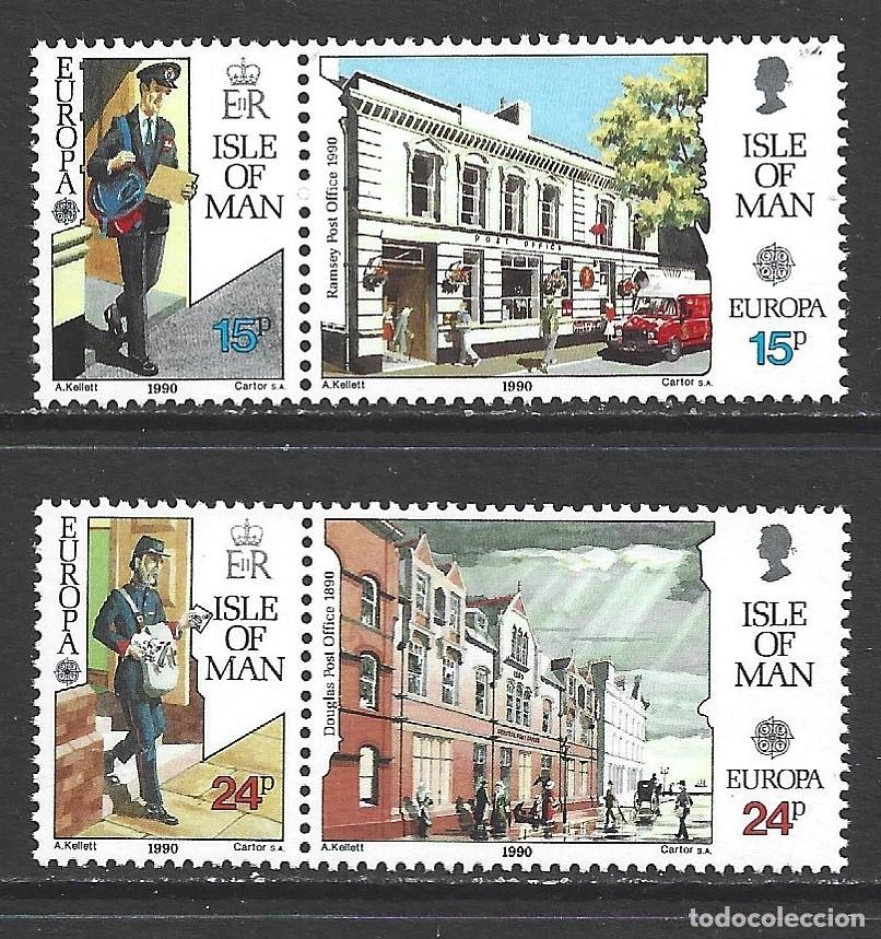 Sellos: MAN 432/35** - A&Ntilde;O 1990 - EUROPA - EDIFICIOS POSTALES - Foto 1