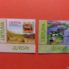 Sellos: 111 LIETUVA LITUANIA 1999 / PARQUES NACIONALES EUROPA CEPT YVERT 607 / 608 MNH