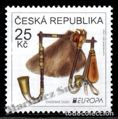 Sellos: Rep&uacute;blica Checa Tema Europa Cept. 2014 Yv. 737, Instrumentos Musicales