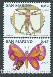 Selos: Tema Europa 2006 San Marino Yvert 2054/5 ** Mnh