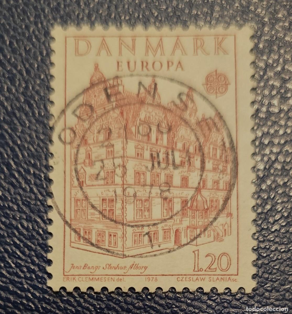 Sellos: SELLO USADO DINAMARCA 1978 EUROPA, EDIFICIOS - Foto 1