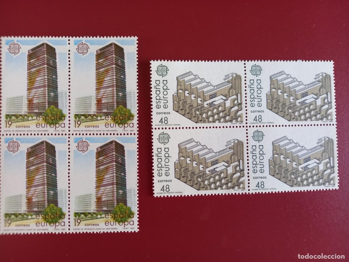 Sellos: 1987. Europa, en bloque de 4 - Foto 1