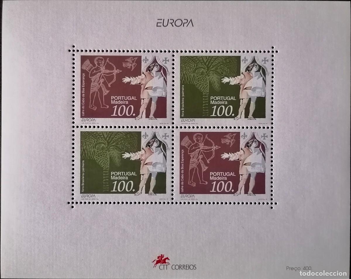 Sellos: MADEIRA 1994 - HB CEPT / DESCUBRIMIENTOS .