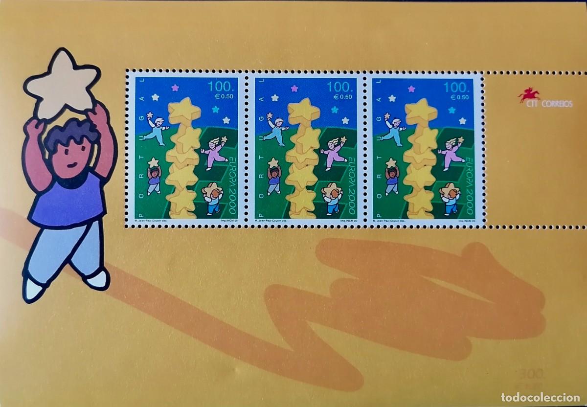 Sellos: PORTUGAL 2000 -HB EUROPA / CEPT .