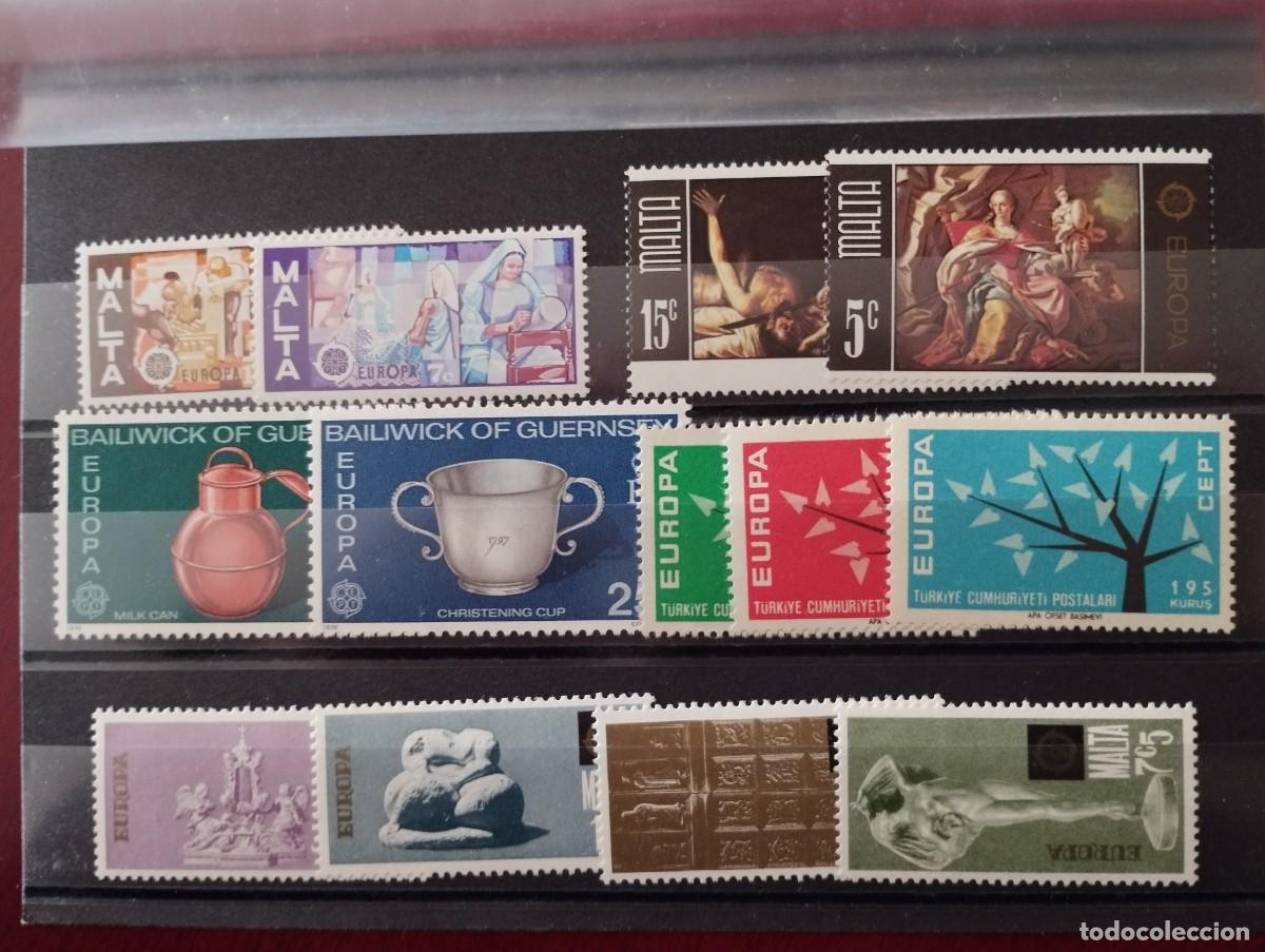 Sellos: LOTE DE SELLOS EUROPA CEPT MALTA TURQUIA NUEVOS