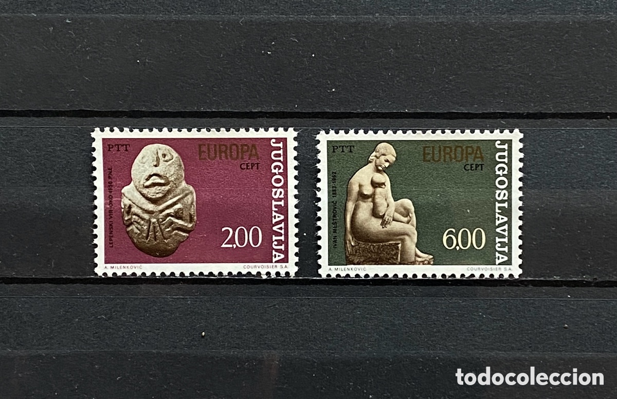 Sellos: Sellos, nuevo, Tema Europa, de Yugoslavia 1974