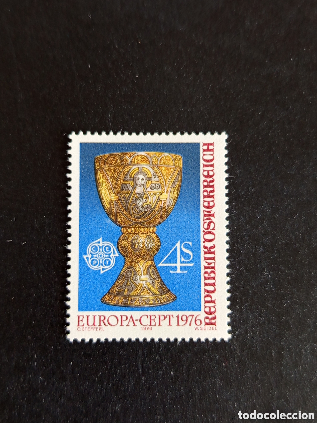 Sellos: AUSTRIA, 1976. Europa . Artesan&iacute;a: C&aacute;liz. Yvert 1345. Pedido m&iacute;nimo 3 &euro;. Ver fotos. Serie completa