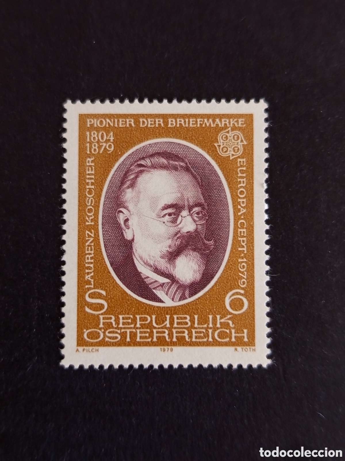 Sellos: AUSTRIA, 1979. Europa . Laurenz Koschier. Yvert 1437. Pedido m&iacute;nimo 3 &euro;. Ver fotos. Serie completa