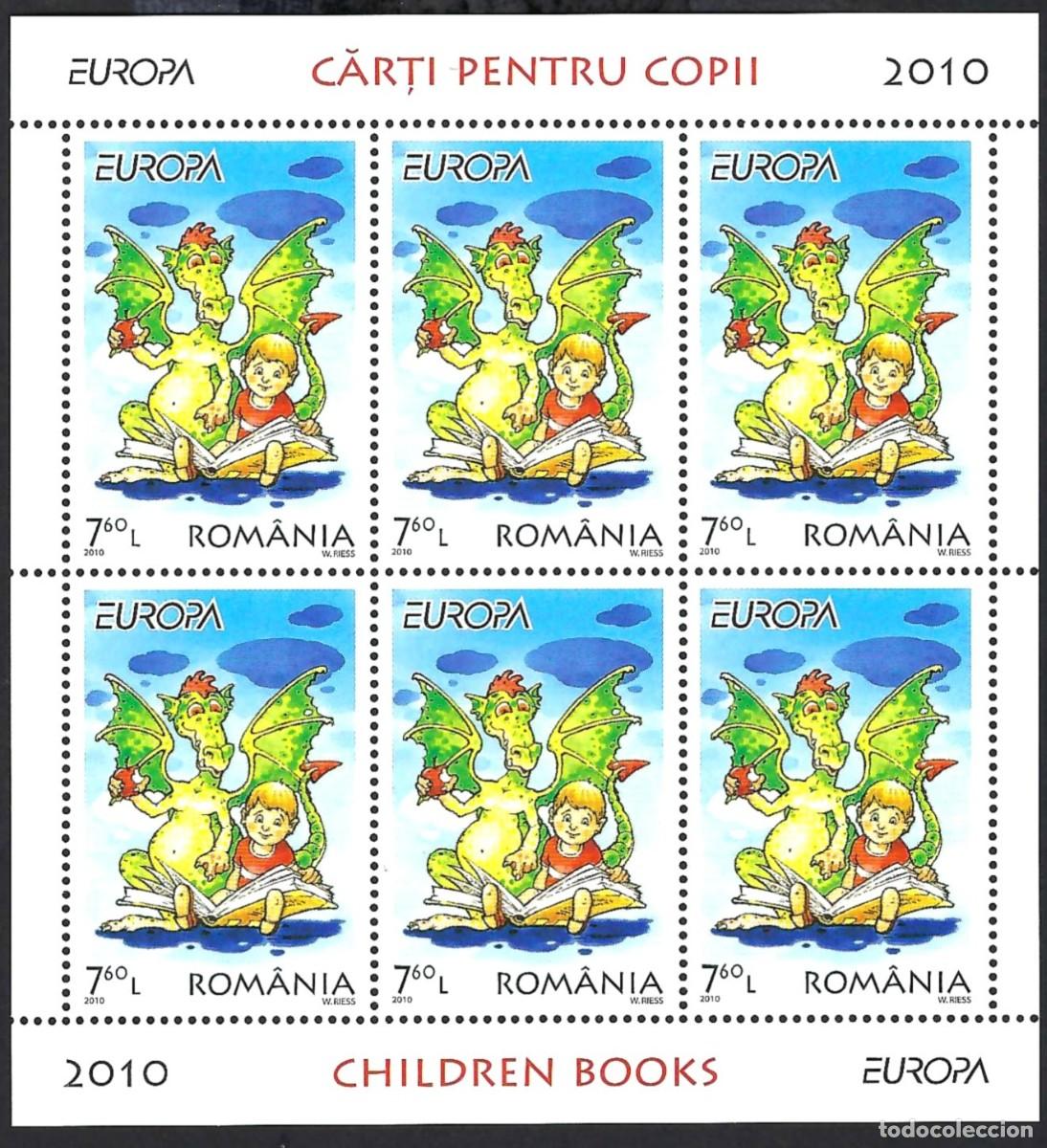 Sellos: Rumania 2010 Dia del Libro Infantil Bloc nuevo **