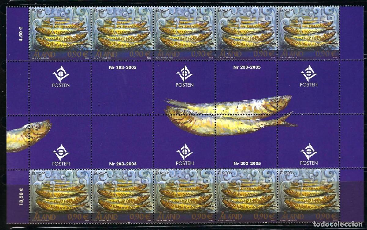 Sellos: ALAND 2005 lote de 10 sellos Nuevos**