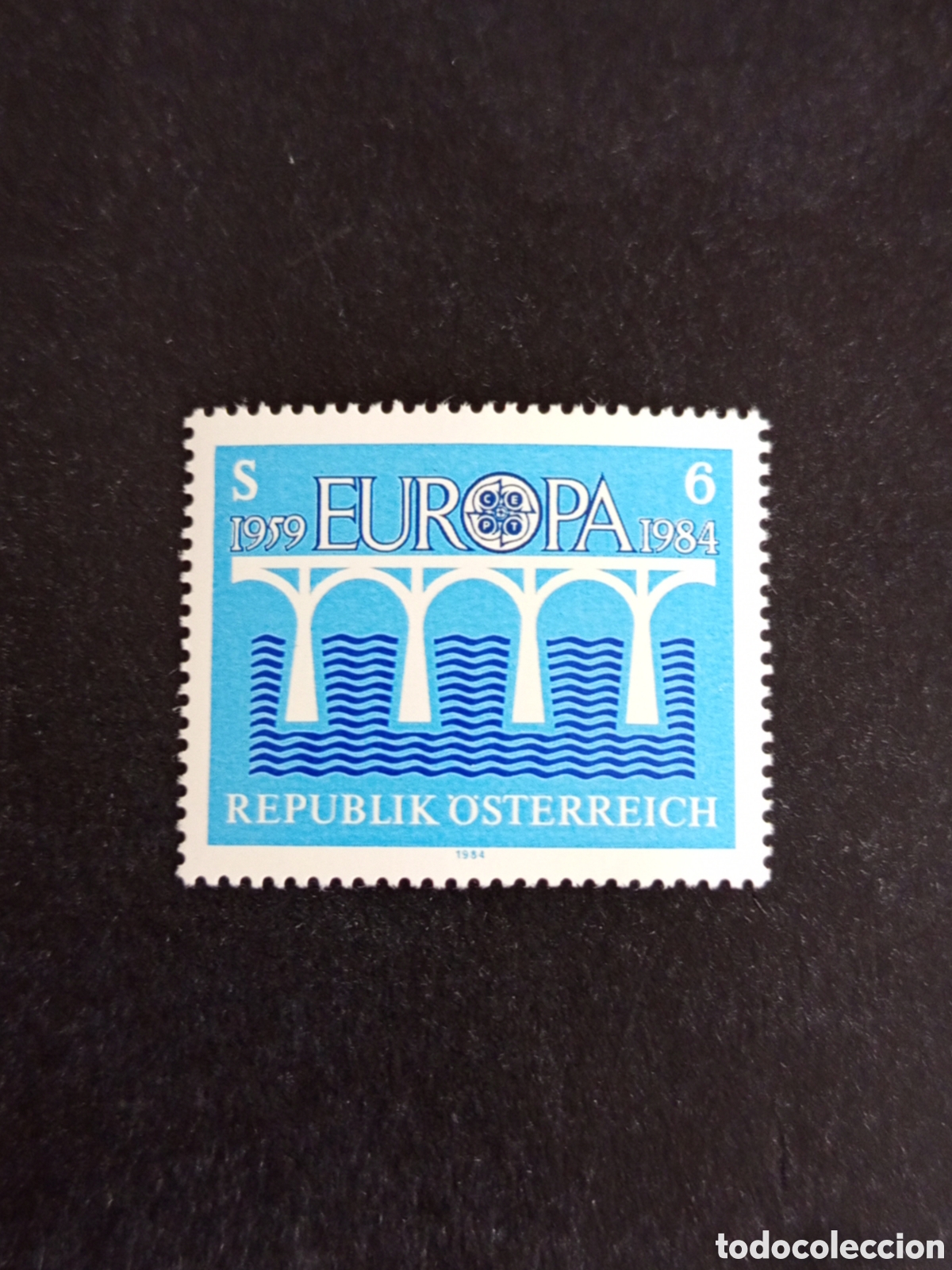 Sellos: AUSTRIA, 1984. Europa. Puente de colaboraci&oacute;n. Yvert 1601. Pedido m&iacute;nimo 3 &euro;. Ver fotos.