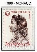 Sellos: MONACO 1996 - TEMA EUROPA - MUJERES CELEBRES - 1 SELLO