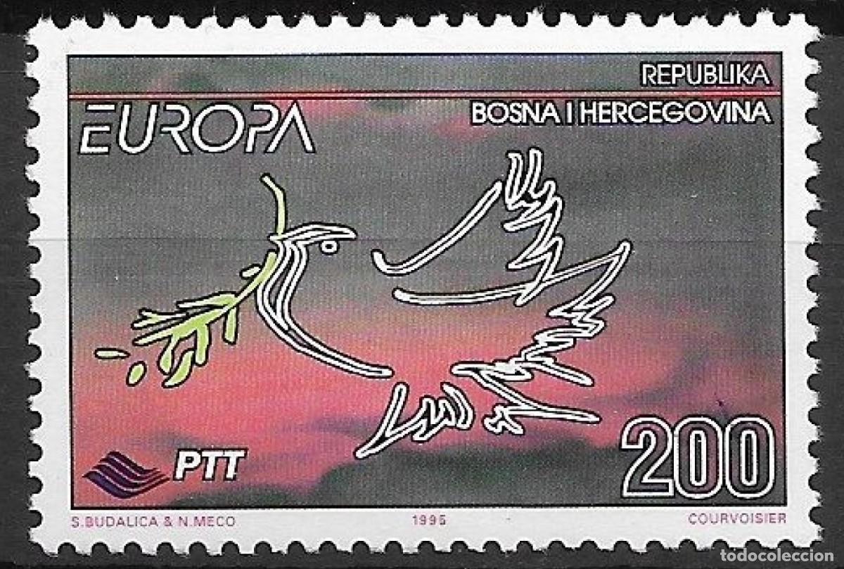 Sellos: BOSNIA 1995 - TEMA EUROPA - PAZ Y LIBERTAD - 1 SELLO