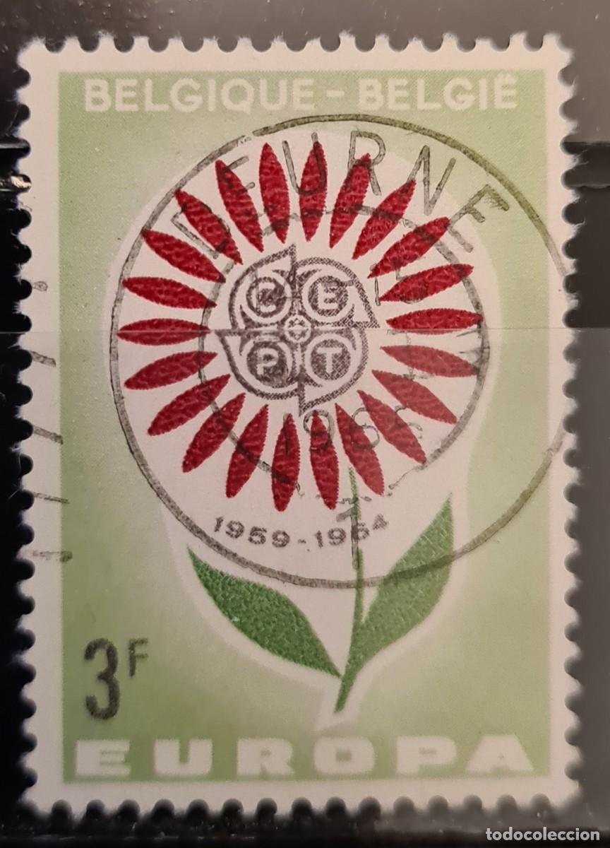 Sellos: Sello usado de B&eacute;lgica 1964: Europa