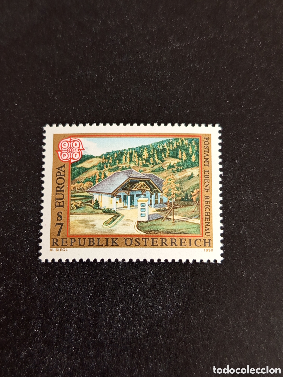 Sellos: AUSTRIA, 1990. Europa. Oficina Postal. Yvert 1817. Pedido m&iacute;nimo 3 &euro;. Ver fotos . Sello en nuevo