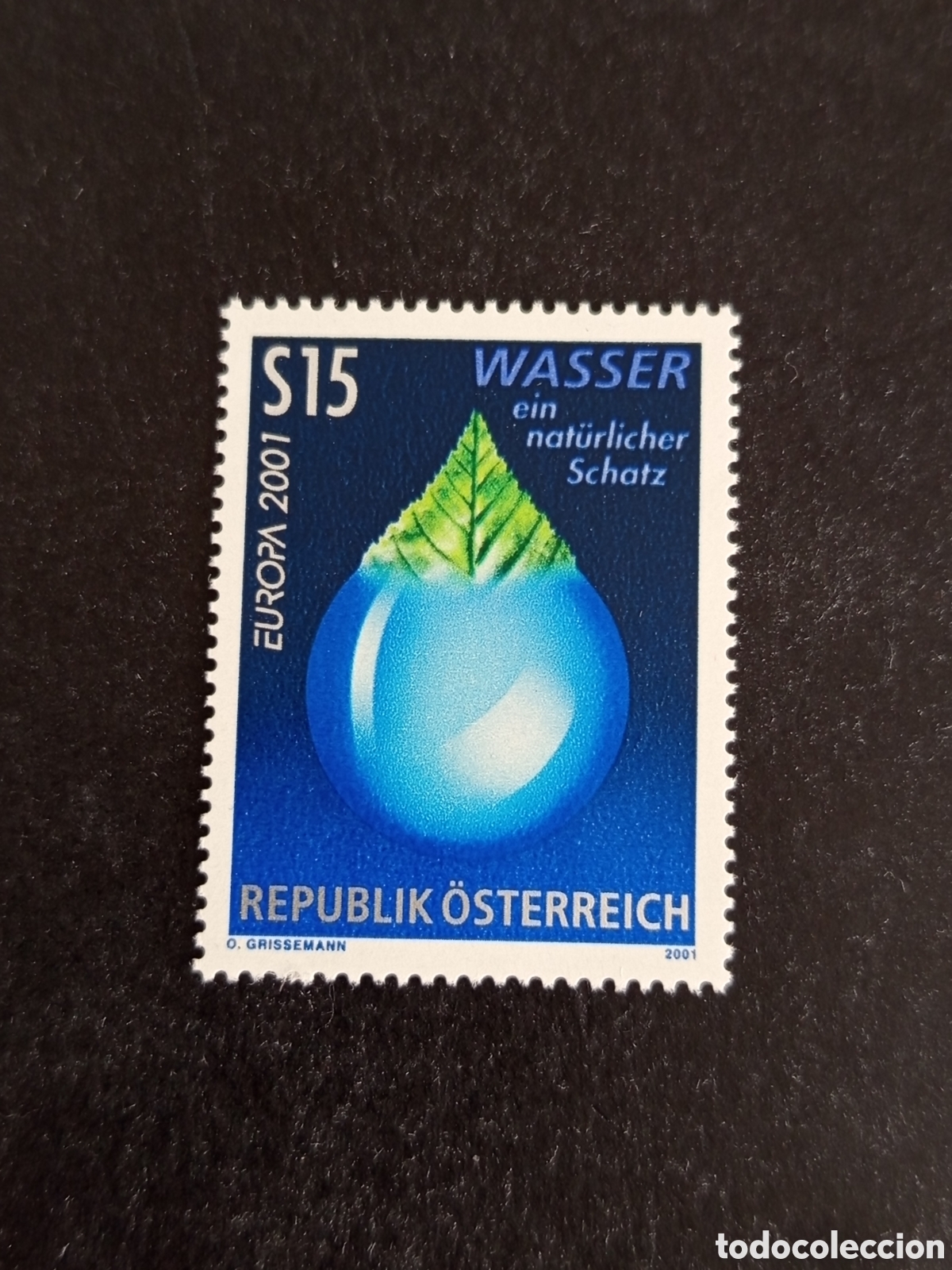 Sellos: AUSTRIA, 2001. Europa . El agua riqueza natural. Pedido m&iacute;nimo 3 &euro;. Ver fotos. Sellos sin circular,
