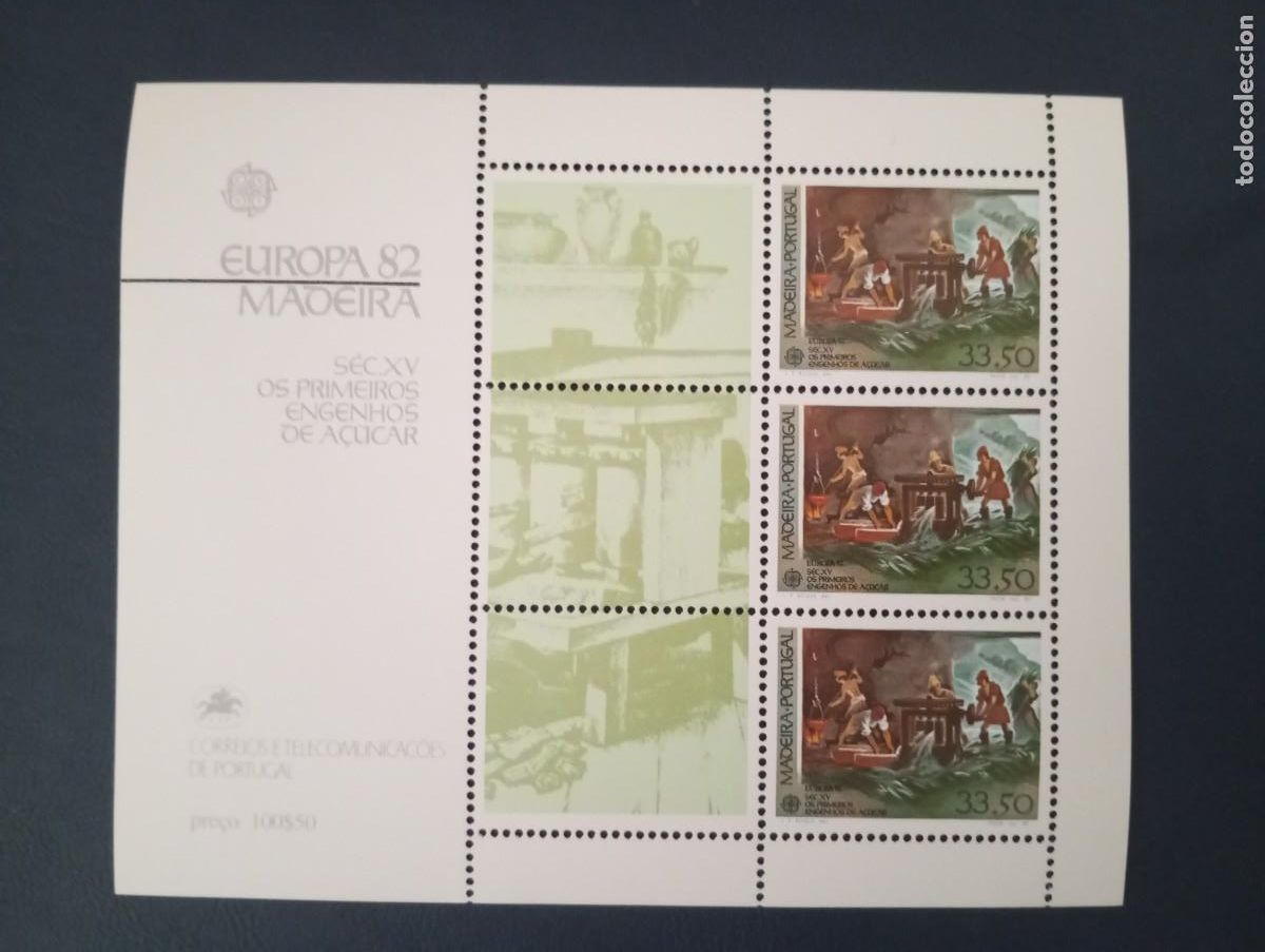 Sellos: MADEIRA ,1982, EUROPA, HB