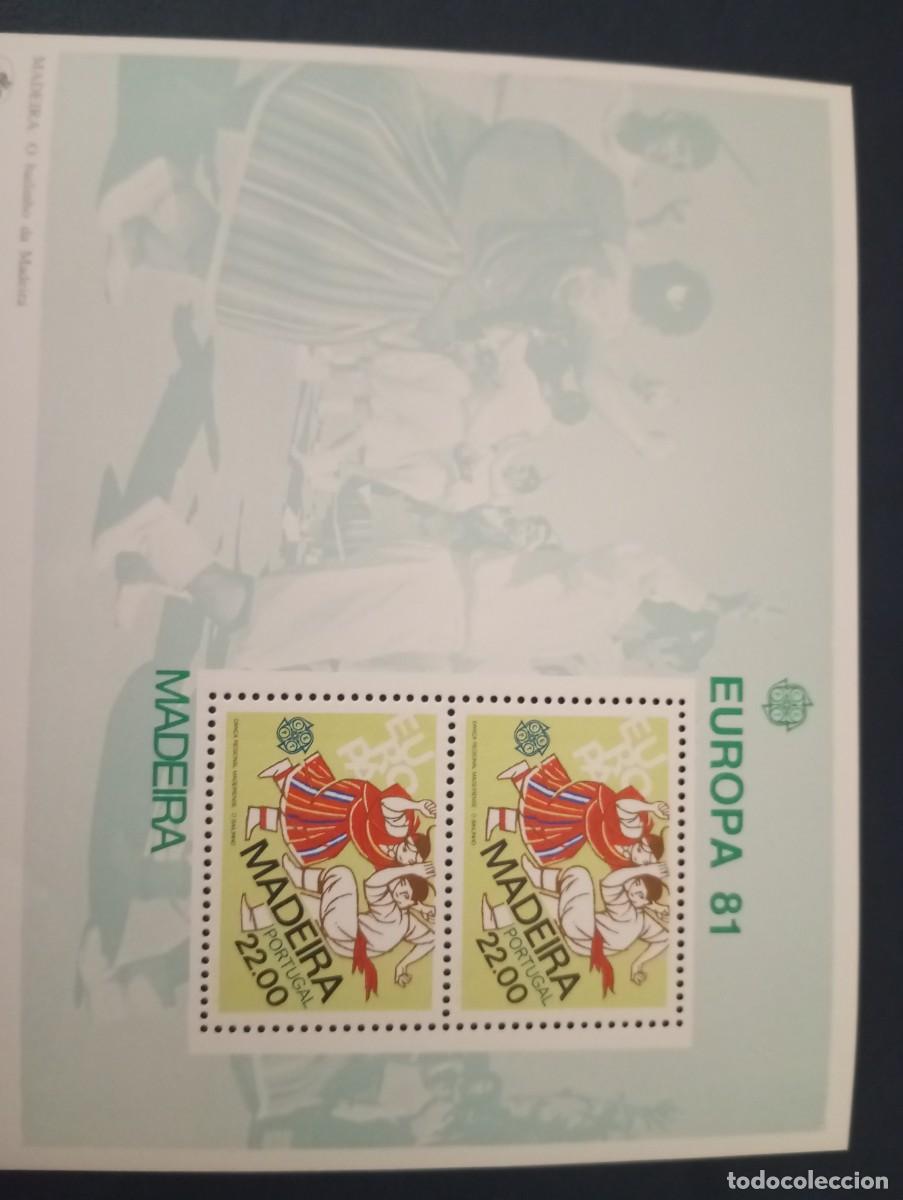 Sellos: MADEIRA ,1981, EUROPA, HB
