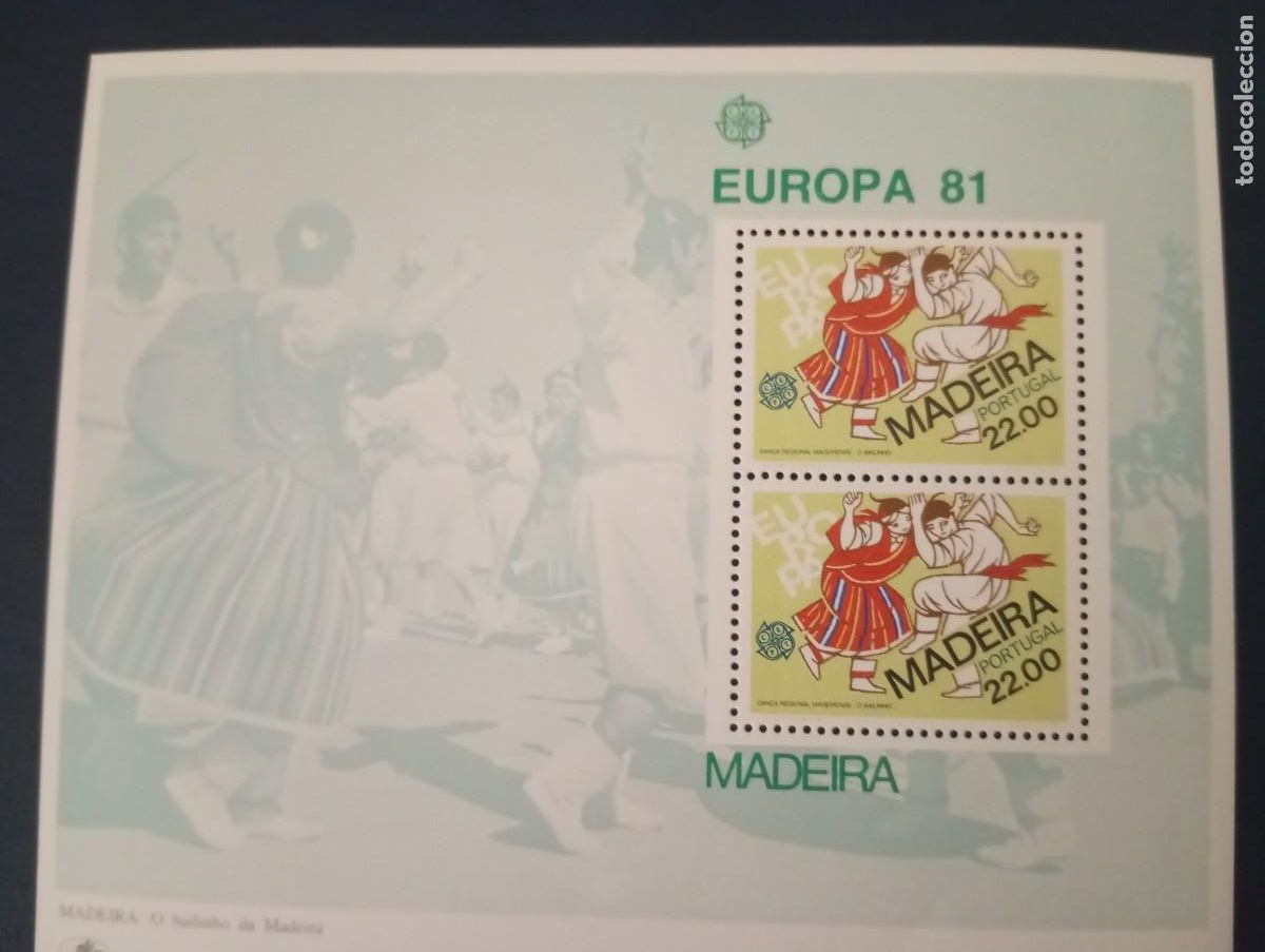 Sellos: MADEIRA ,1981, EUROPA, HB