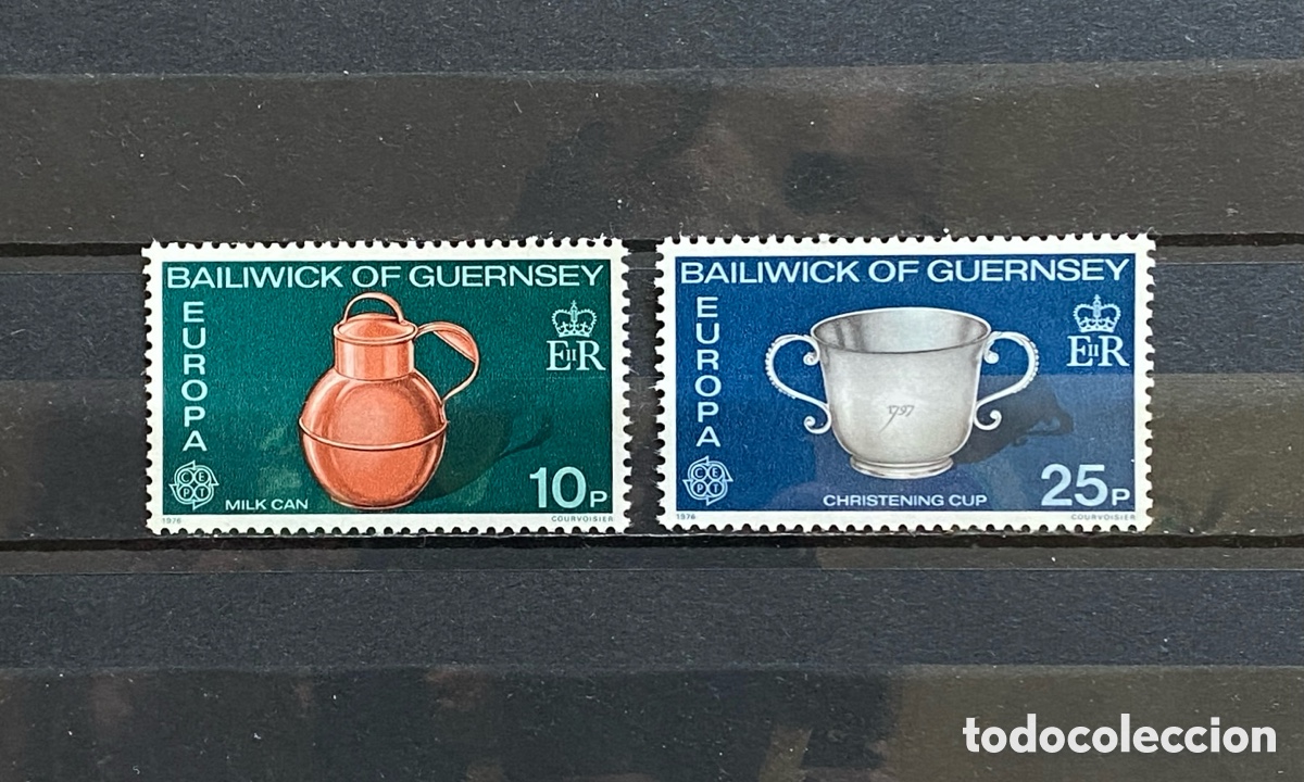 Sellos: Sellos, nuevo, Tema Europa, de Guernsey 1976