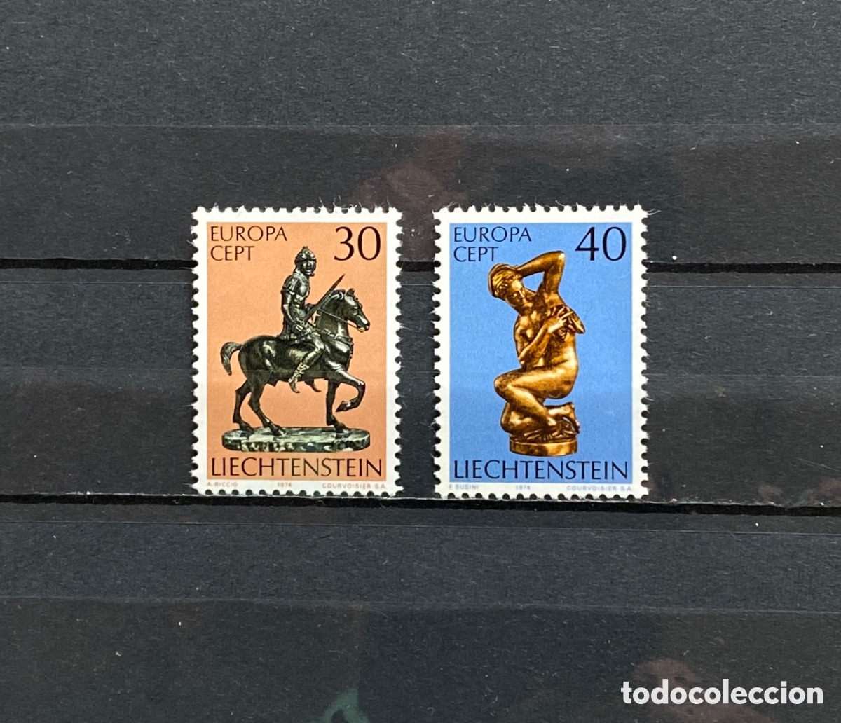 Sellos: Sellos, nuevo, Tema Europa, de Liechtenstein 1974