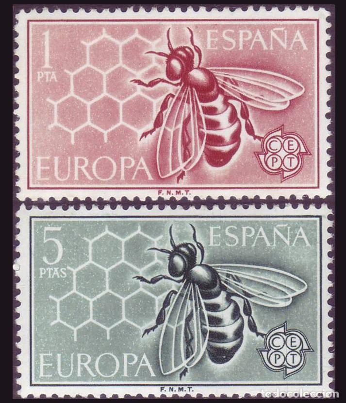 Timbres: 2v Espa&ntilde;a 1962 | Europa (CEPT), Abeja (bee) | Ed: 1448/9, Yv: 1119/20, Mi: 1340/1, Sc: 1125/6 MNH **