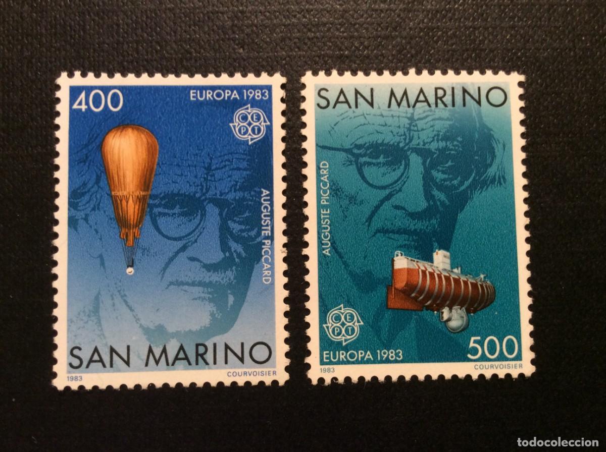 Sellos: SAN MARINO N&ordm; YVERT 1074/5*** A&Ntilde;O 1983. EUROPA. GRANDES OBRAS DEL GENIO HUMANO