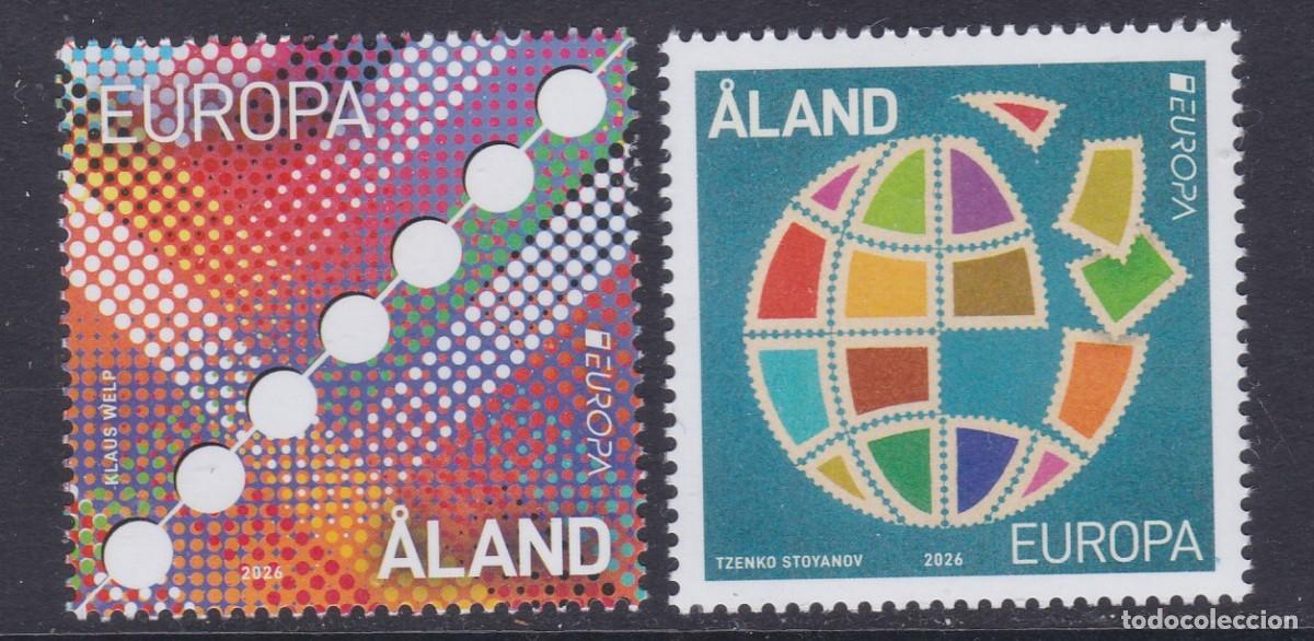 Sellos: Aland 2026 - Europa CEPT serie nueva sin fijasellos