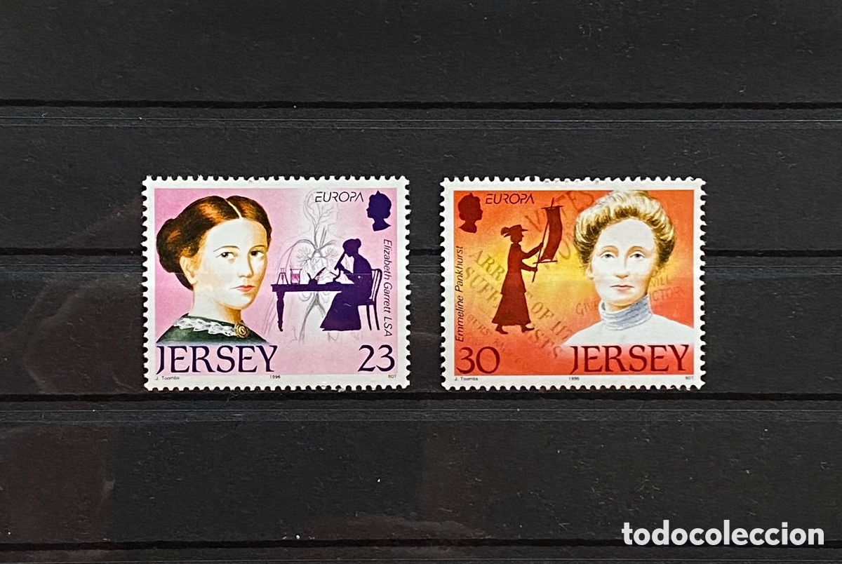 Sellos: Sellos, nuevo, Tema Europa, de Jersey 1976 Mujer