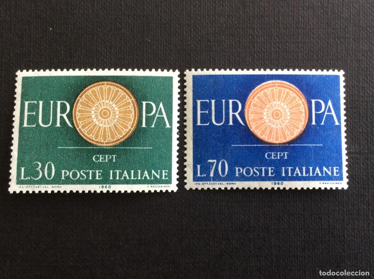 Sellos: ITALIA N&ordm; YVERT 822/3*** A&Ntilde;O 1960. EUROPA