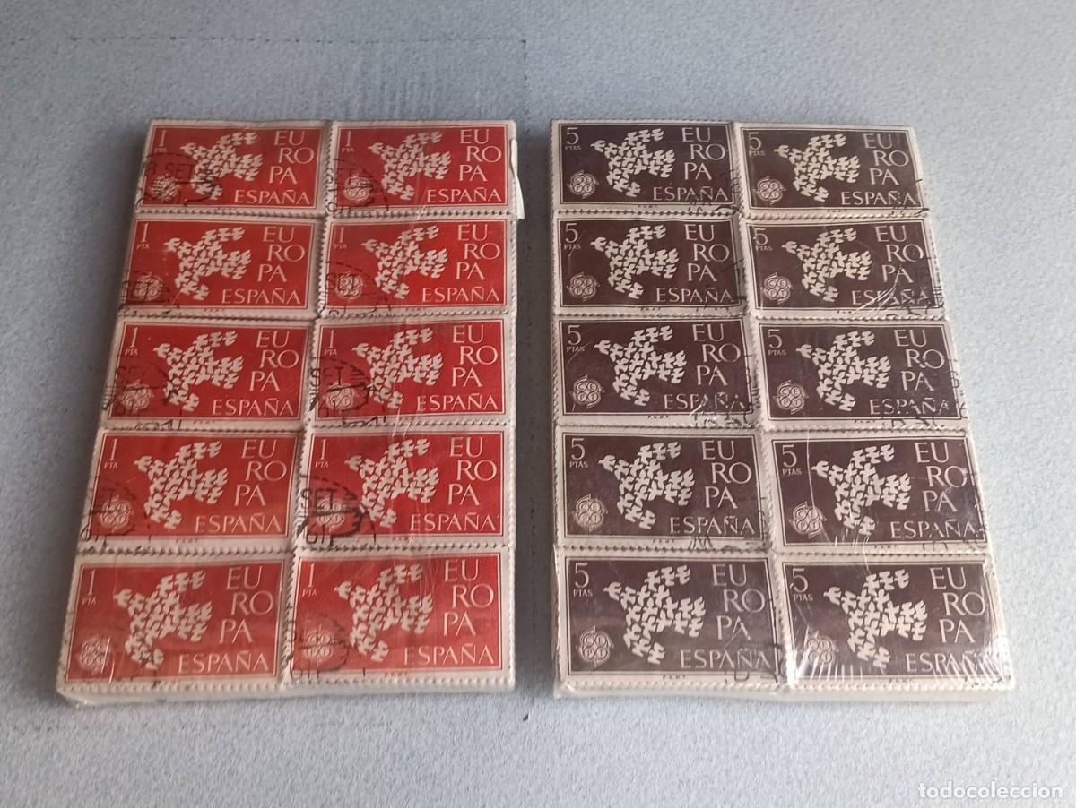 Selos: EUROPA-CEPT. 1961. 1.000 SERIES Matasello. Edifil. 1371-1372 + OBSEQUIO