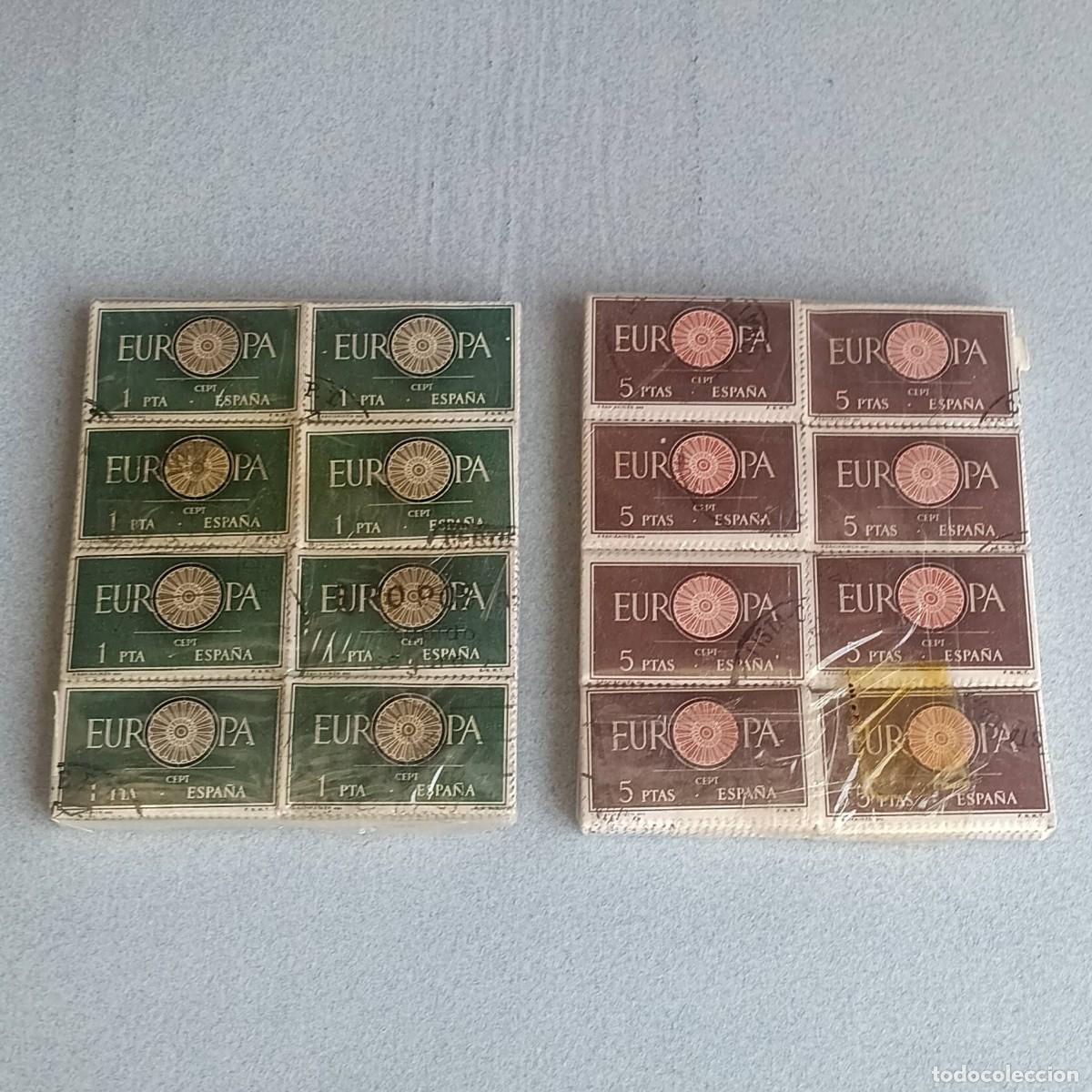 Selos: ESPA&Ntilde;A. EUROPA-CEPT. 1960. .800 SERIES Matasello. Edifil. 1294-1295 + OBSEQUIO